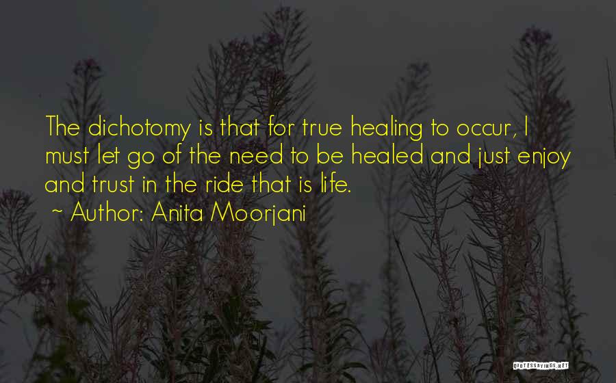 Anita Moorjani Quotes: The Dichotomy Is That For True Healing To Occur, I Must Let Go Of The Need To Be Healed And