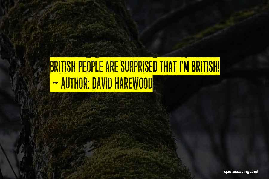 David Harewood Quotes: British People Are Surprised That I'm British!