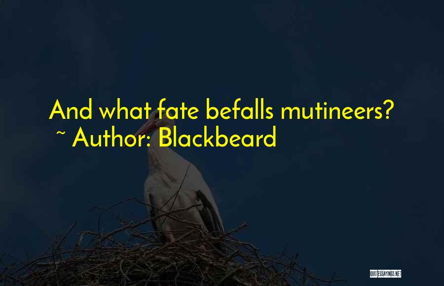 Blackbeard Quotes: And What Fate Befalls Mutineers?