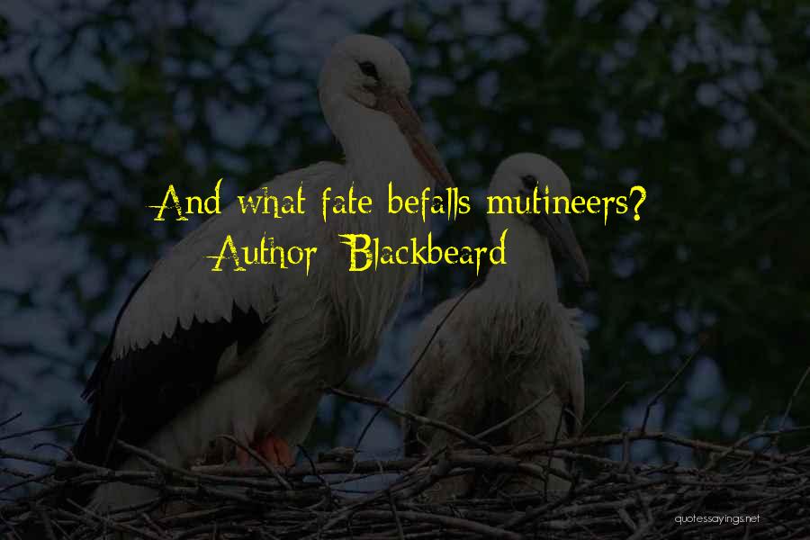 Blackbeard Quotes: And What Fate Befalls Mutineers?
