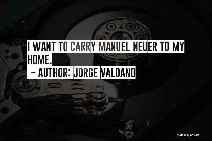 Jorge Valdano Quotes: I Want To Carry Manuel Neuer To My Home.