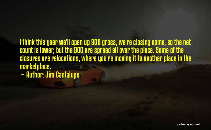 Jim Cantalupo Quotes: I Think This Year We'll Open Up 900 Gross, We're Closing Some, So The Net Count Is Lower, But The