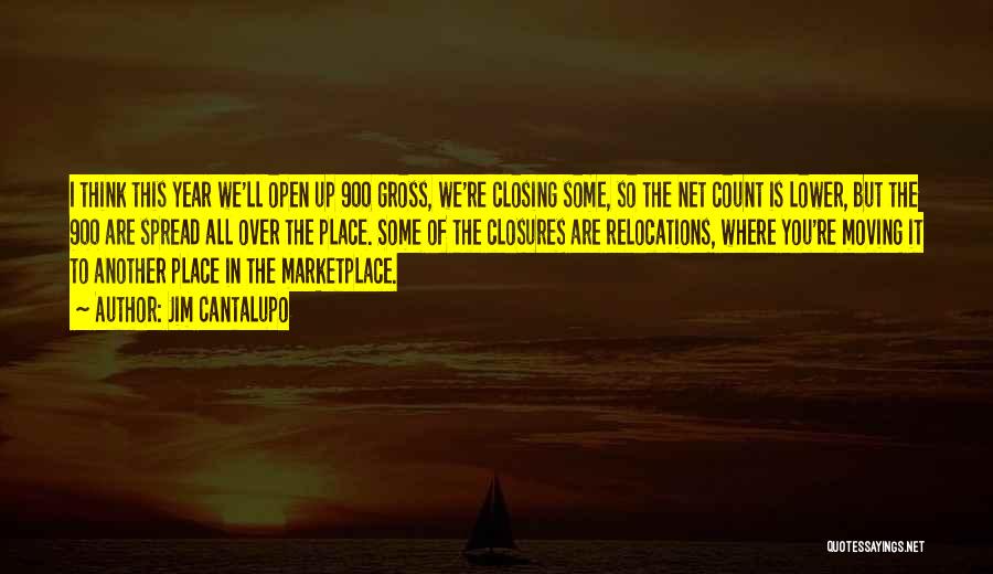 Jim Cantalupo Quotes: I Think This Year We'll Open Up 900 Gross, We're Closing Some, So The Net Count Is Lower, But The