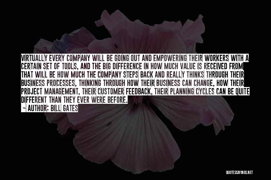 Bill Gates Quotes: Virtually Every Company Will Be Going Out And Empowering Their Workers With A Certain Set Of Tools, And The Big