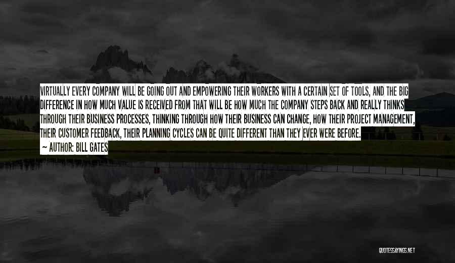 Bill Gates Quotes: Virtually Every Company Will Be Going Out And Empowering Their Workers With A Certain Set Of Tools, And The Big