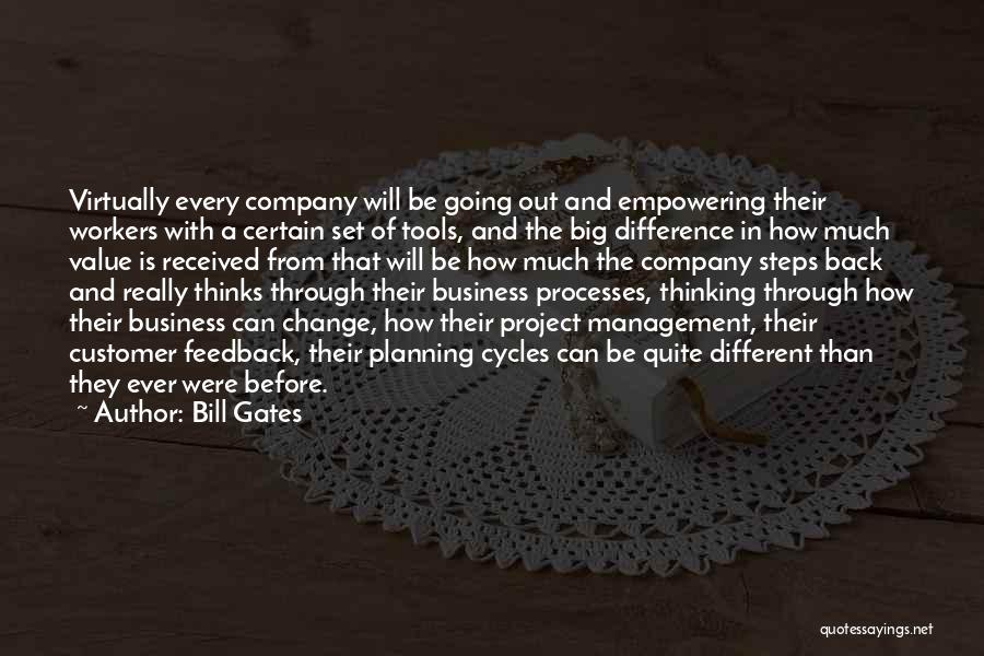 Bill Gates Quotes: Virtually Every Company Will Be Going Out And Empowering Their Workers With A Certain Set Of Tools, And The Big