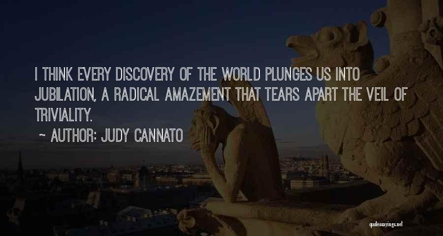 Judy Cannato Quotes: I Think Every Discovery Of The World Plunges Us Into Jubilation, A Radical Amazement That Tears Apart The Veil Of