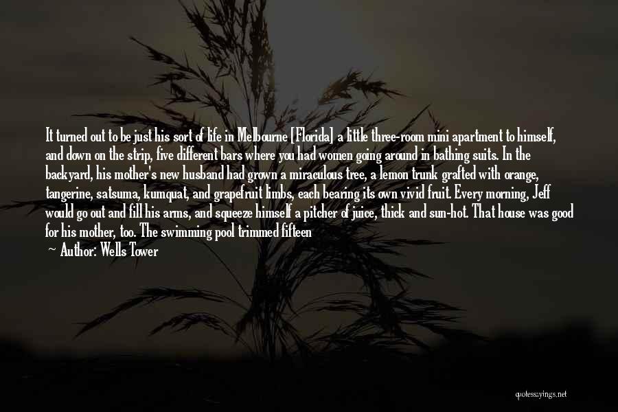 Wells Tower Quotes: It Turned Out To Be Just His Sort Of Life In Melbourne [florida] A Little Three-room Mini Apartment To Himself,