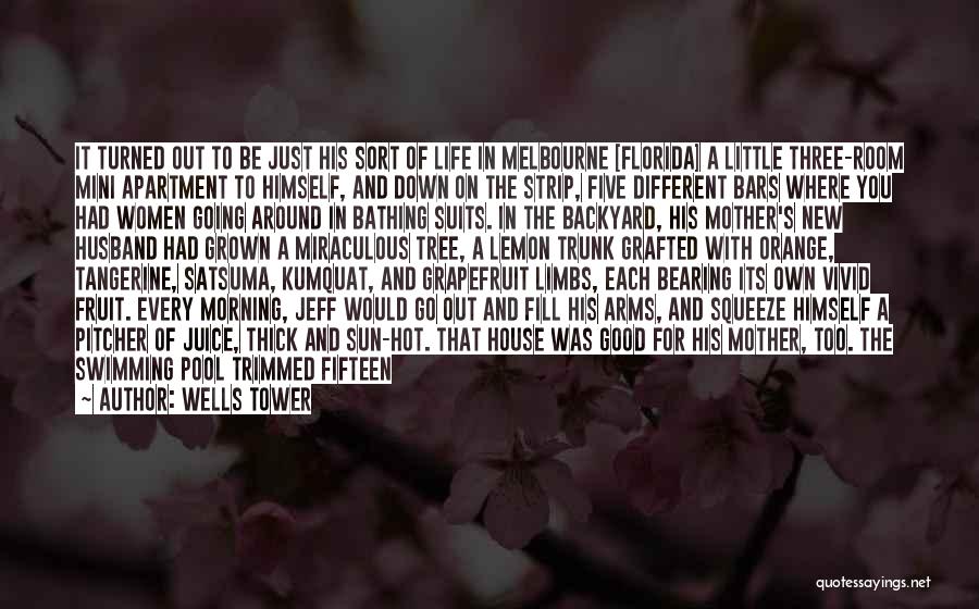 Wells Tower Quotes: It Turned Out To Be Just His Sort Of Life In Melbourne [florida] A Little Three-room Mini Apartment To Himself,