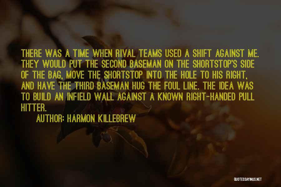 Harmon Killebrew Quotes: There Was A Time When Rival Teams Used A Shift Against Me. They Would Put The Second Baseman On The