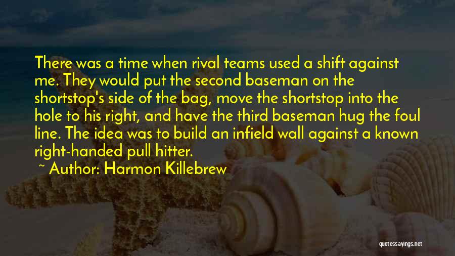 Harmon Killebrew Quotes: There Was A Time When Rival Teams Used A Shift Against Me. They Would Put The Second Baseman On The