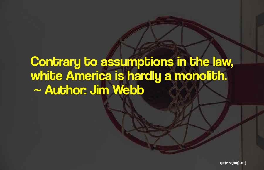 Jim Webb Quotes: Contrary To Assumptions In The Law, White America Is Hardly A Monolith.