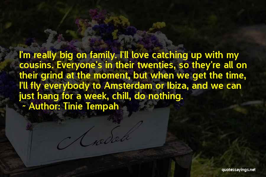 Tinie Tempah Quotes: I'm Really Big On Family. I'll Love Catching Up With My Cousins. Everyone's In Their Twenties, So They're All On