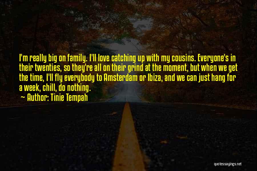 Tinie Tempah Quotes: I'm Really Big On Family. I'll Love Catching Up With My Cousins. Everyone's In Their Twenties, So They're All On