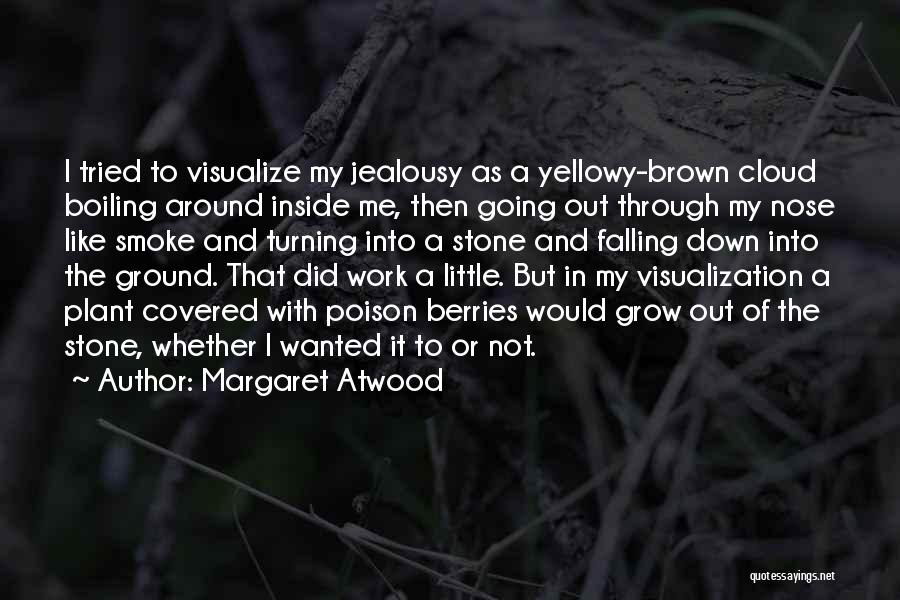 Margaret Atwood Quotes: I Tried To Visualize My Jealousy As A Yellowy-brown Cloud Boiling Around Inside Me, Then Going Out Through My Nose