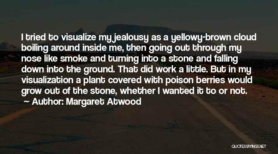 Margaret Atwood Quotes: I Tried To Visualize My Jealousy As A Yellowy-brown Cloud Boiling Around Inside Me, Then Going Out Through My Nose