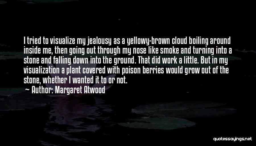 Margaret Atwood Quotes: I Tried To Visualize My Jealousy As A Yellowy-brown Cloud Boiling Around Inside Me, Then Going Out Through My Nose