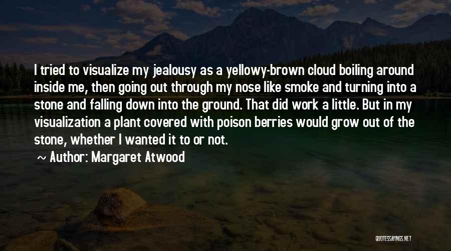 Margaret Atwood Quotes: I Tried To Visualize My Jealousy As A Yellowy-brown Cloud Boiling Around Inside Me, Then Going Out Through My Nose