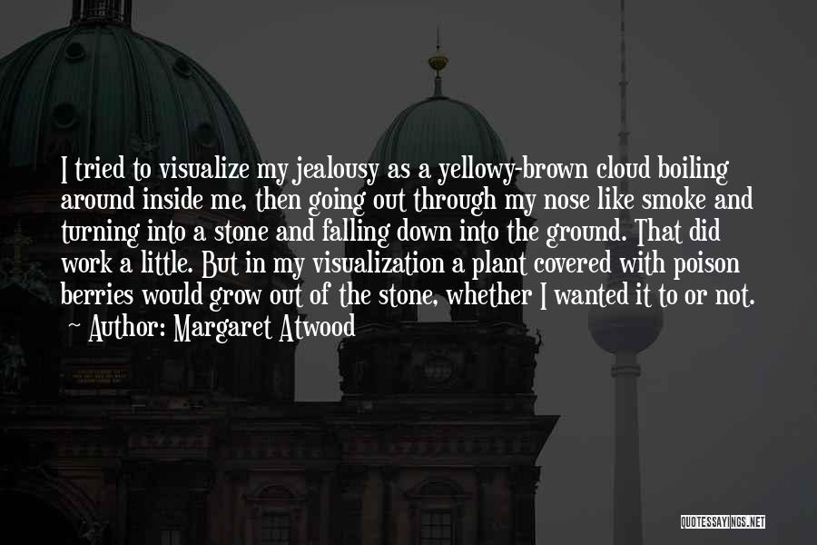 Margaret Atwood Quotes: I Tried To Visualize My Jealousy As A Yellowy-brown Cloud Boiling Around Inside Me, Then Going Out Through My Nose