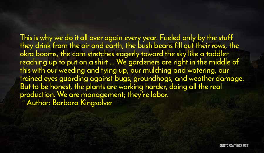 Barbara Kingsolver Quotes: This Is Why We Do It All Over Again Every Year. Fueled Only By The Stuff They Drink From The