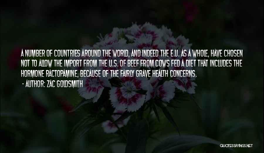 Zac Goldsmith Quotes: A Number Of Countries Around The World, And Indeed The E.u. As A Whole, Have Chosen Not To Allow The