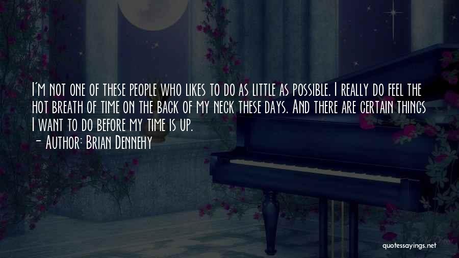 Brian Dennehy Quotes: I'm Not One Of These People Who Likes To Do As Little As Possible. I Really Do Feel The Hot