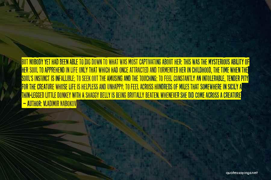 Vladimir Nabokov Quotes: But Nobody Yet Had Been Able To Dig Down To What Was Most Captivating About Her: This Was The Mysterious