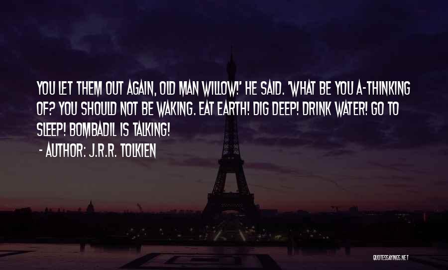 J.R.R. Tolkien Quotes: You Let Them Out Again, Old Man Willow!' He Said. 'what Be You A-thinking Of? You Should Not Be Waking.