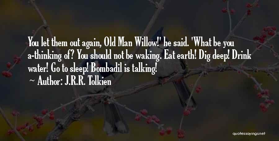 J.R.R. Tolkien Quotes: You Let Them Out Again, Old Man Willow!' He Said. 'what Be You A-thinking Of? You Should Not Be Waking.