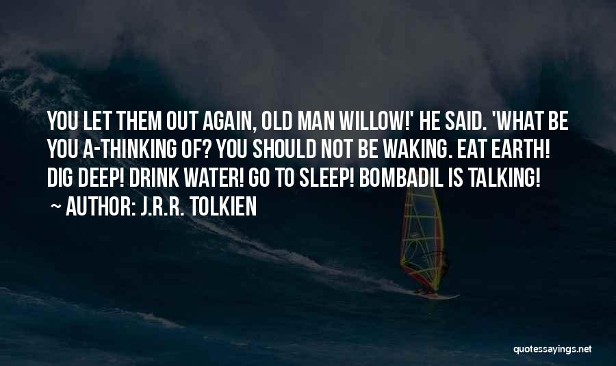 J.R.R. Tolkien Quotes: You Let Them Out Again, Old Man Willow!' He Said. 'what Be You A-thinking Of? You Should Not Be Waking.
