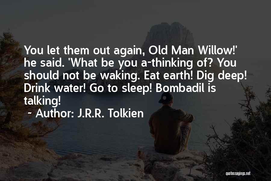 J.R.R. Tolkien Quotes: You Let Them Out Again, Old Man Willow!' He Said. 'what Be You A-thinking Of? You Should Not Be Waking.