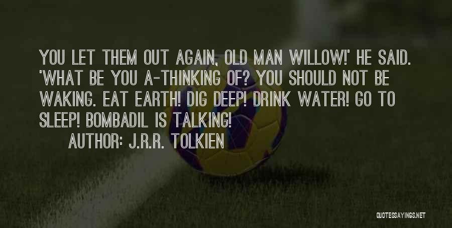 J.R.R. Tolkien Quotes: You Let Them Out Again, Old Man Willow!' He Said. 'what Be You A-thinking Of? You Should Not Be Waking.