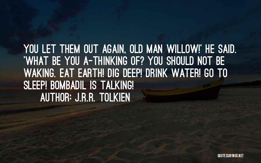 J.R.R. Tolkien Quotes: You Let Them Out Again, Old Man Willow!' He Said. 'what Be You A-thinking Of? You Should Not Be Waking.