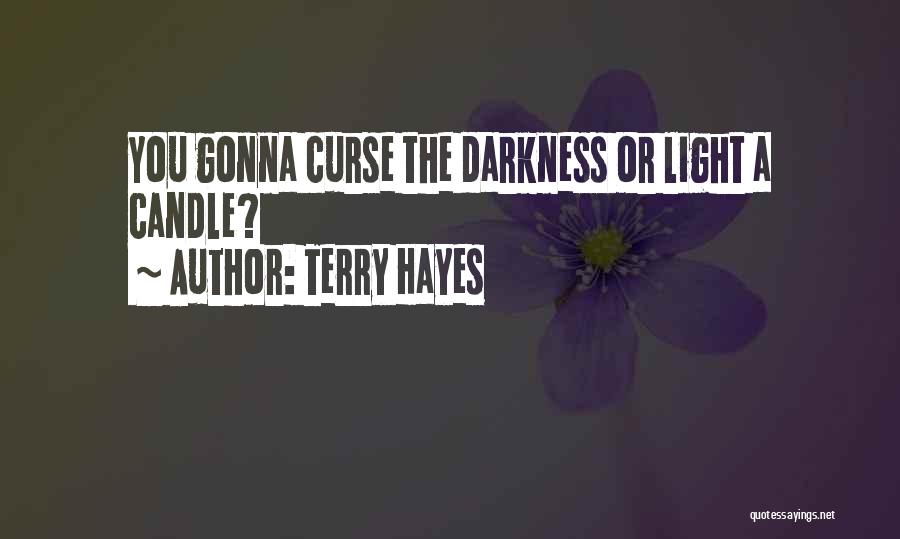 Terry Hayes Quotes: You Gonna Curse The Darkness Or Light A Candle?