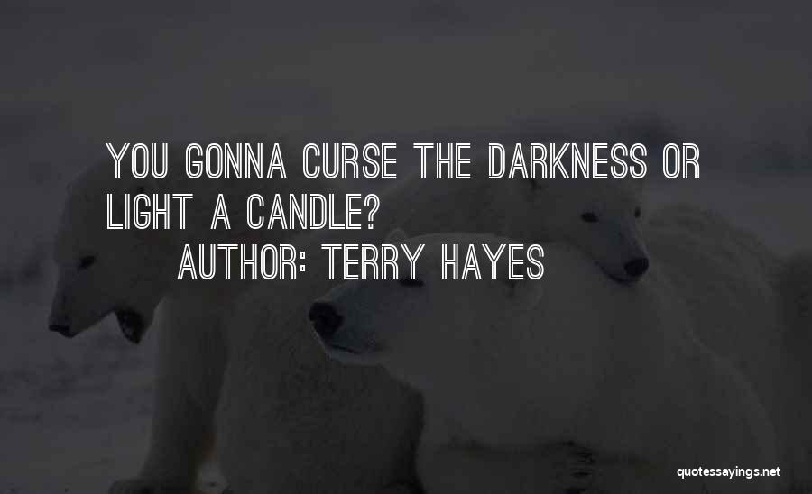 Terry Hayes Quotes: You Gonna Curse The Darkness Or Light A Candle?