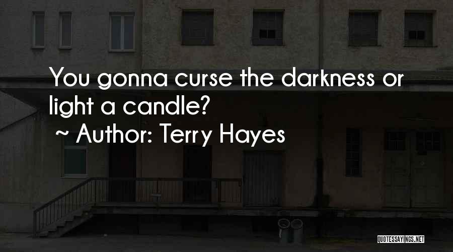 Terry Hayes Quotes: You Gonna Curse The Darkness Or Light A Candle?