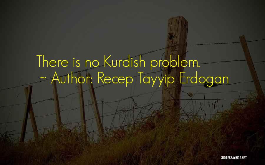 Recep Tayyip Erdogan Quotes: There Is No Kurdish Problem.