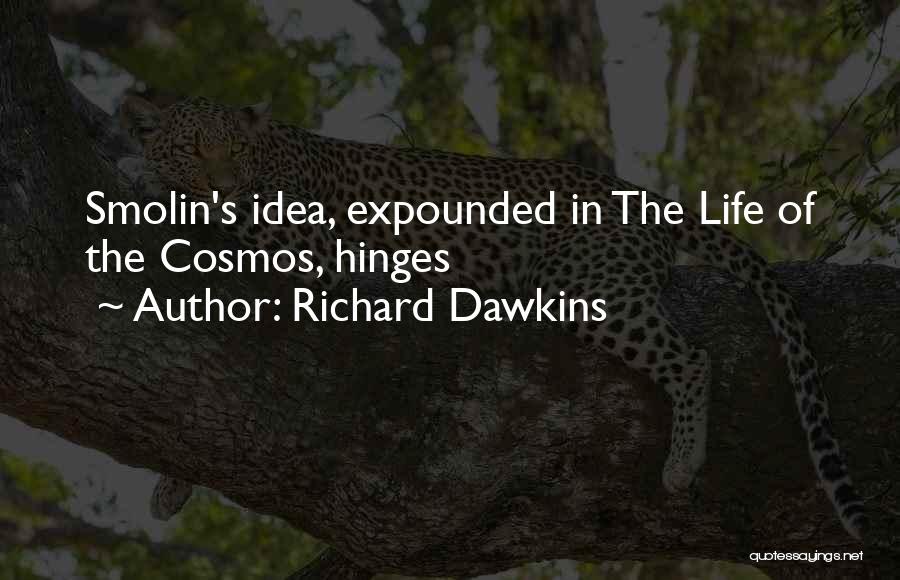 Richard Dawkins Quotes: Smolin's Idea, Expounded In The Life Of The Cosmos, Hinges