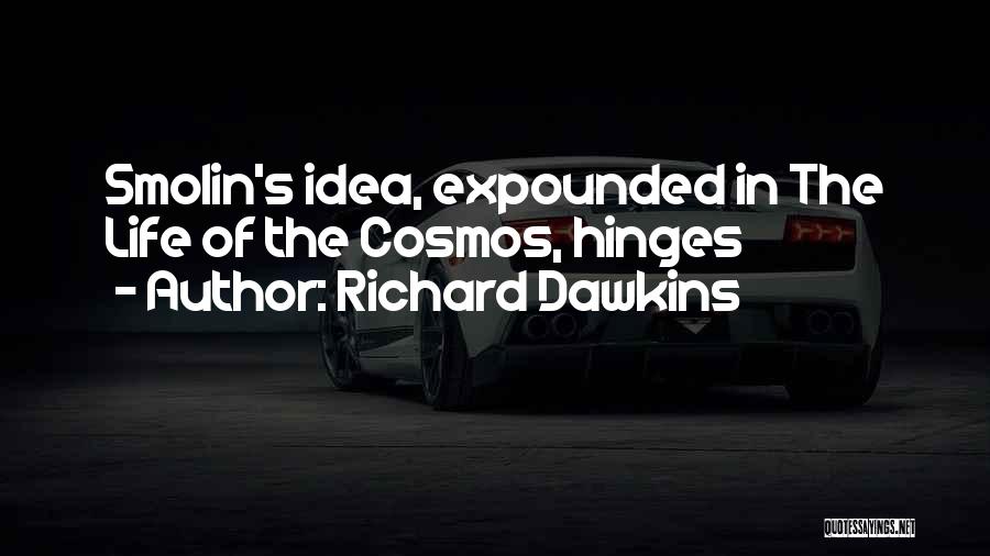 Richard Dawkins Quotes: Smolin's Idea, Expounded In The Life Of The Cosmos, Hinges