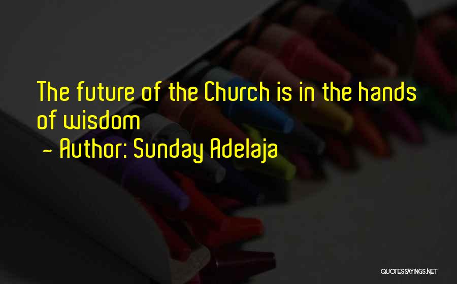 Sunday Adelaja Quotes: The Future Of The Church Is In The Hands Of Wisdom