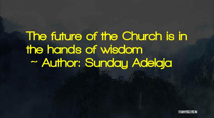 Sunday Adelaja Quotes: The Future Of The Church Is In The Hands Of Wisdom