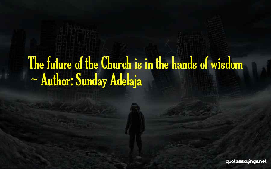 Sunday Adelaja Quotes: The Future Of The Church Is In The Hands Of Wisdom