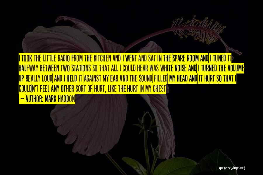 Mark Haddon Quotes: I Took The Little Radio From The Kitchen And I Went And Sat In The Spare Room And I Tuned