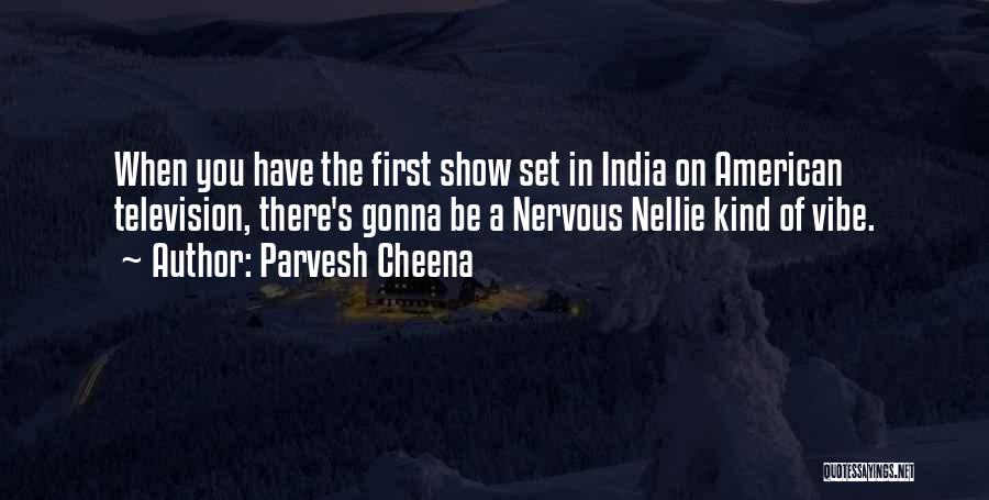 Parvesh Cheena Quotes: When You Have The First Show Set In India On American Television, There's Gonna Be A Nervous Nellie Kind Of