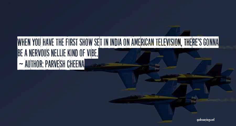 Parvesh Cheena Quotes: When You Have The First Show Set In India On American Television, There's Gonna Be A Nervous Nellie Kind Of