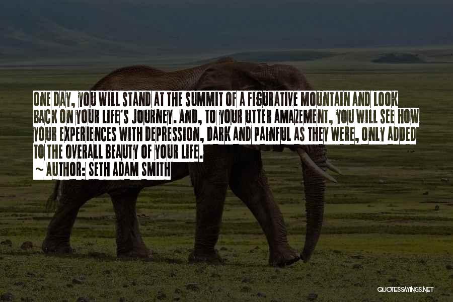 Seth Adam Smith Quotes: One Day, You Will Stand At The Summit Of A Figurative Mountain And Look Back On Your Life's Journey. And,