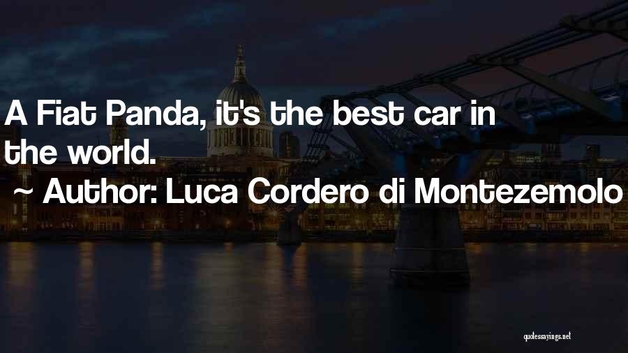 Luca Cordero Di Montezemolo Quotes: A Fiat Panda, It's The Best Car In The World.