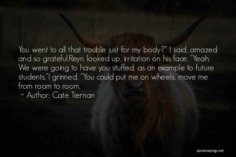 Cate Tiernan Quotes: You Went To All That Trouble Just For My Body? I Said, Amazed And So Grateful.reyn Looked Up, Irritation On