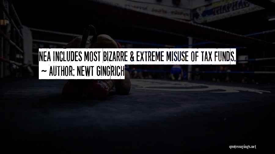 Newt Gingrich Quotes: Nea Includes Most Bizarre & Extreme Misuse Of Tax Funds.