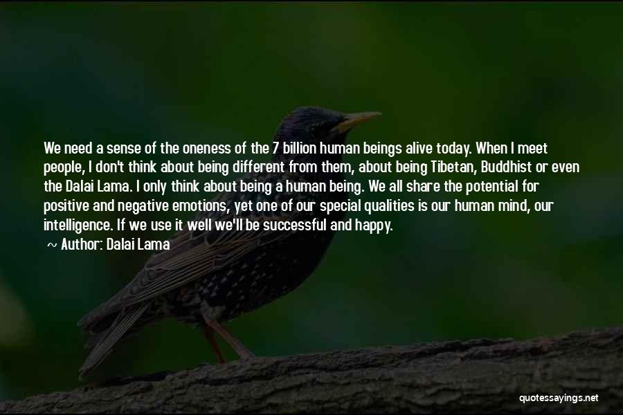7 Billion Quotes By Dalai Lama